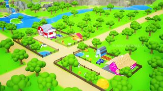 Gorilla's Fish Farming in Trouble- Fox's Devious Plans - Funny Animals Comedy Battle 3D Cartoons