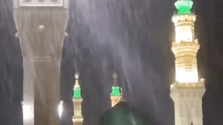Rain in Madina/Mashallah Muslim.