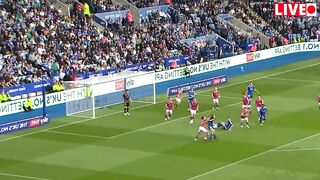 Bristol City Vs Leicester Live Football Match #reels