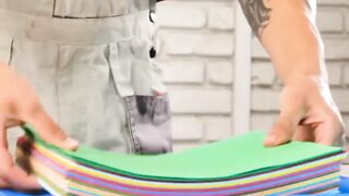Awesome craft created with epoxy & paper!