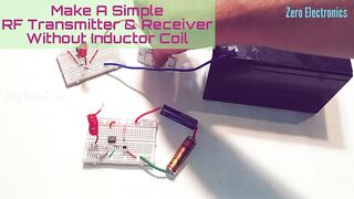 Simple transmitter and receiver circuit - Zero electronics