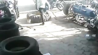 Tire precaution