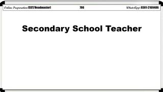 English Grammar MCQs|General Category SST