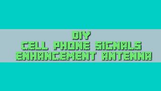 Homemade portable 4g LTE signal booster