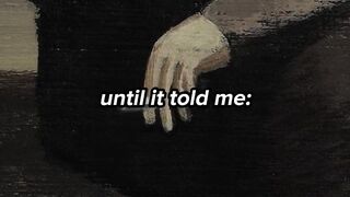 I Sat with my anger Long enough until it told me.....