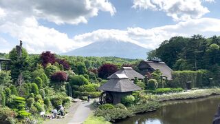 Fuji-san (富士山) in Japanese Mount village