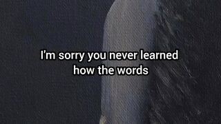 To my inner child I'm sorry...