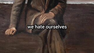 When we don't know who to hate we hate ourselves...