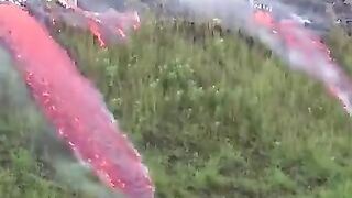 volcanic eruption
