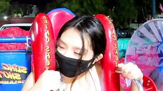 Pretty Girl fall Sling Shot