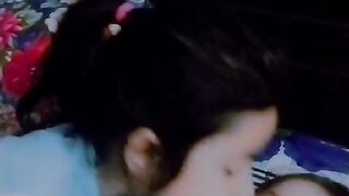 Small baby fun with elder sister