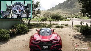 Hennessey Venom F5 - Forza Horizon 5 Steering Wheel Gameplay 8k