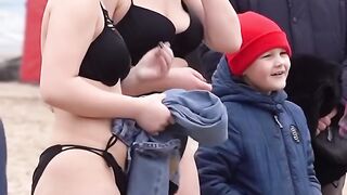 Epiphany holiday swimming winter best video.