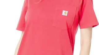 Carhartt Women's Loose Fit Heavyweight Short-Sleeve Pocket T-Shirt
