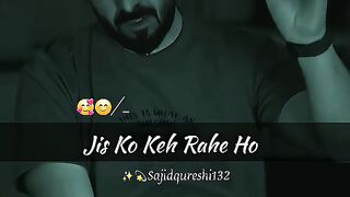 Zehar pee chuka hon sad status Hai word