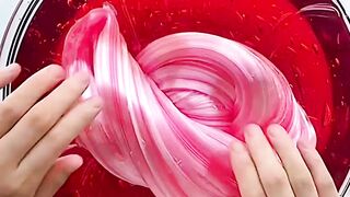 Playing with slime like this really relieves stress and really helps you sleep!