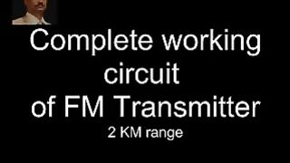 FM Transmitter Long range with circuit component list assembly instruction for 2 KM range_v240P.
