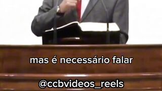 Pregação é necessário falar