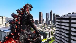 GTA V GodZilla VS Shin | GTA V MODS