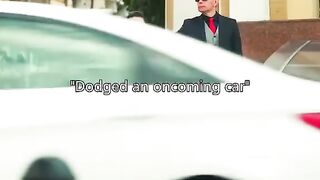 Blind man teaches the girl a lesson