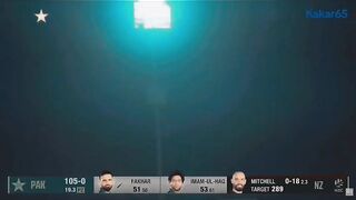 Fakhar Zaman batting