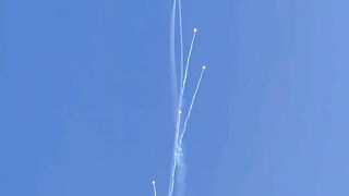 Fighting plain in air stunt