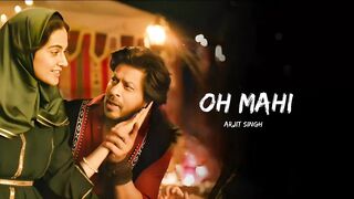 Dunki _ O Maahi Lyrics Video _ Shah Rukh Khan _ Taapsee Pannu _ Pritam _ Arijit Singh _ Irshad Kamil.