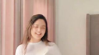 Best dance girl at home enjoying