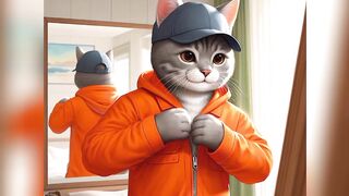 ????SAD CATS Family???? - Loss of Father At Work After Falling Accident???? #cats #sadcat #poorcat #fathercat.