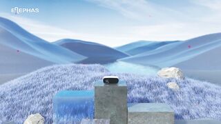 Mini Projector for iPhone, ELEPHAS 2024 Upgraded 1080P HD Projector