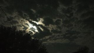 Time lapse of moon