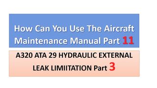How Can You Use The Aircraft Maintenance Manual Part 11