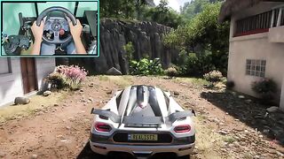 Koenigsegg One - Forza Horizon 5 - Steering Wheel Gameplay