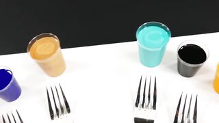 "Abstract Expression: Painting with Forks in Fluid Art"