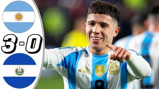 Argentina 3-0 El Salvador | Friendlie Match 2024