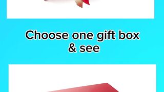 Choose one gift box ???????? Nice gift Don't Cheat