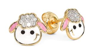The Sheep Kids Stud Earrings