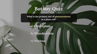 Test Your Plants Knowledge | Botany Quiz | #botany #quiz #science #shorts