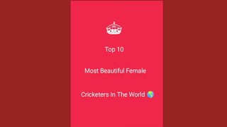 Top _10_Most Beautiful_Female_Cricketers_In_The World