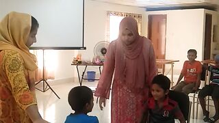A conversation between two children