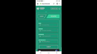 How to create account on green network ???