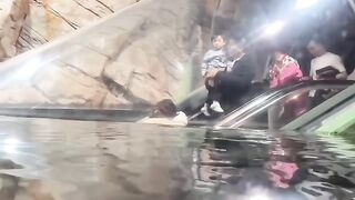 aquarium escalator