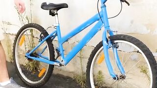 A can crusher out of old bicycle pedals