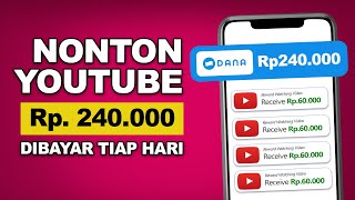 MAKE MONEY ONLINE : Nonton YouTube Dibayar Saldo DANA, Cara Menghasilkan Uang dari Internet, Aplikasi Penghasil Uang.