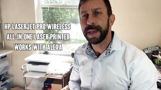 HP LaserJet Pro M29w Wireless All-in-One Laser Printer, Works with Alexa (Y5S53A).