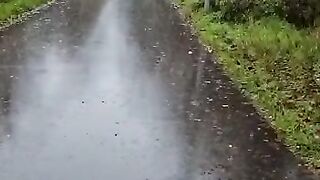 Raining scene