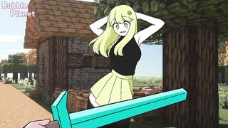 Creeper zero two dodging - 1minute | Minecraft anime