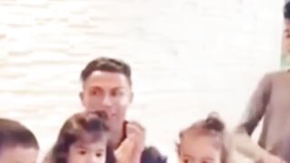 Ronaldo loveing his wife