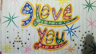 Beautiful status#calligraphy#shorts#i love you