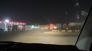 Round about night driving